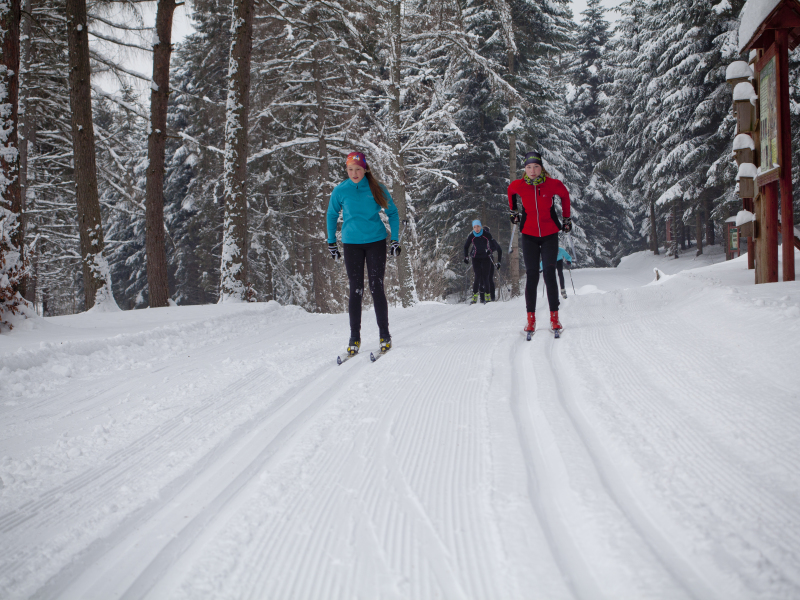 Das Skigebiet Żuków